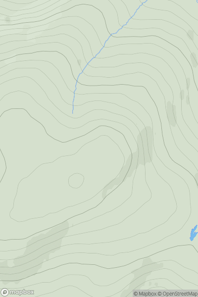 Thumbnail image for Carn Dubh [Braemar to Montrose] showing contour plot for surrounding peak